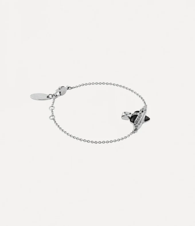 New Diamante Heart Bracelet