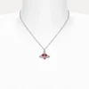 New Diamante Heart Pendant Necklace